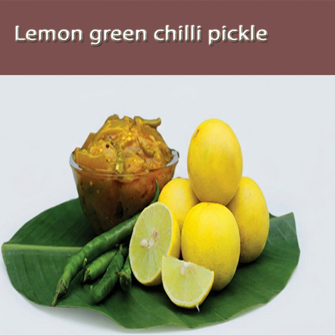 Lemon Green Chilli Pickle