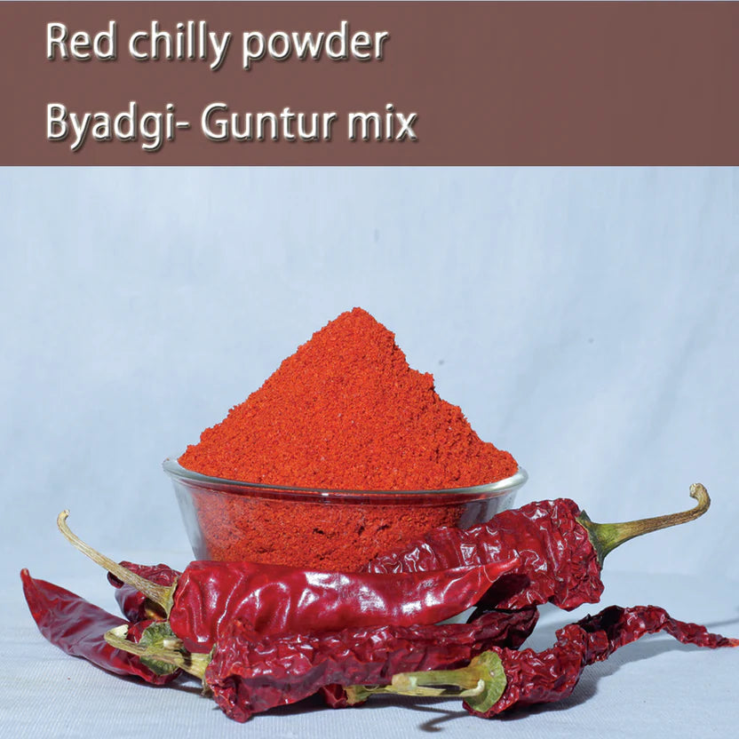 Red chilly powder Byadgi- Guntur mix