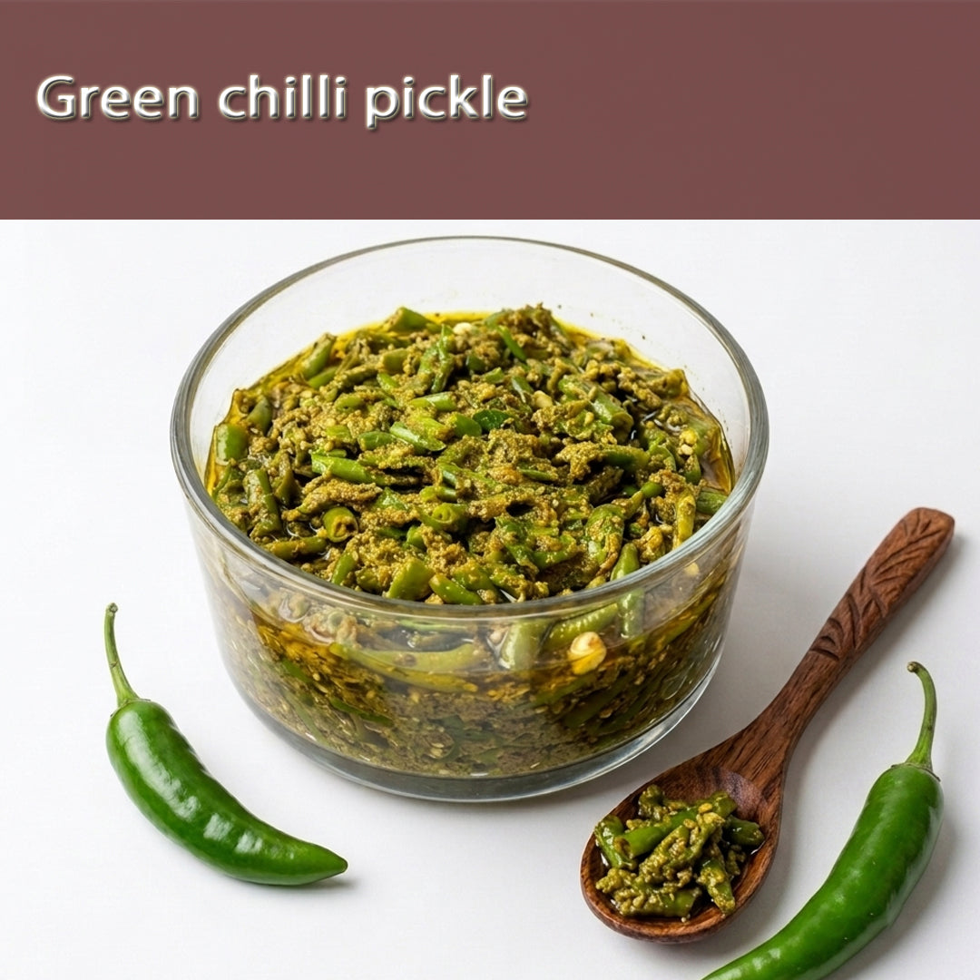 Green chilli pickle
